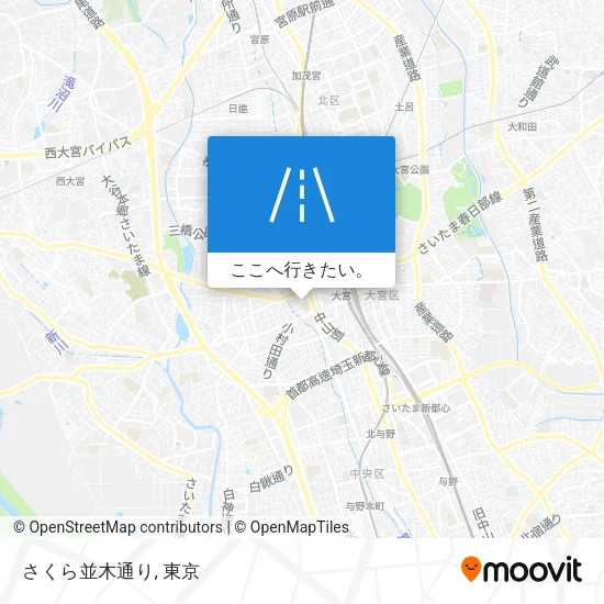 さくら並木通り地図