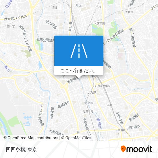 四四条橋地図