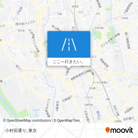 小村田通り地図