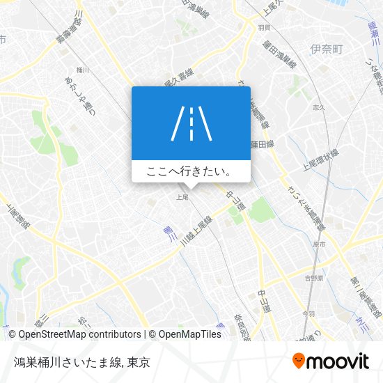 鴻巣桶川さいたま線地図