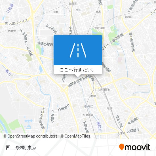 四二条橋地図