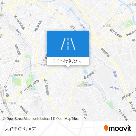 大谷中通り地図