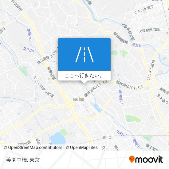 美園中橋地図