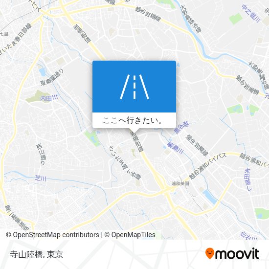 寺山陸橋地図