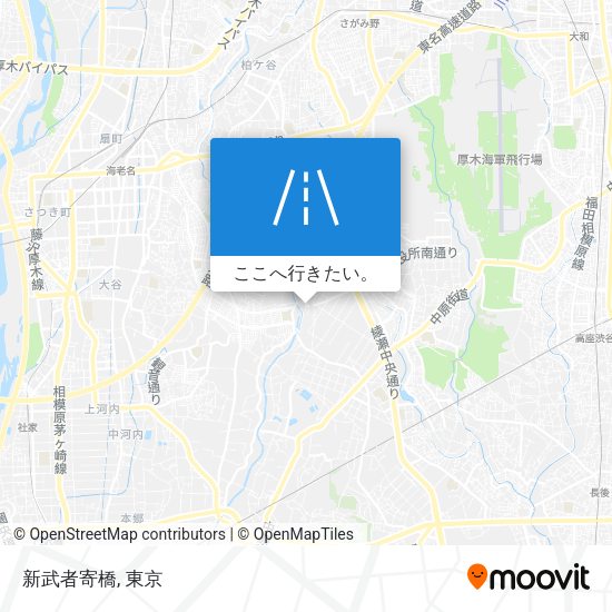 新武者寄橋地図
