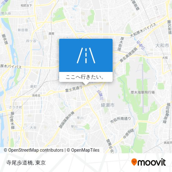寺尾歩道橋地図