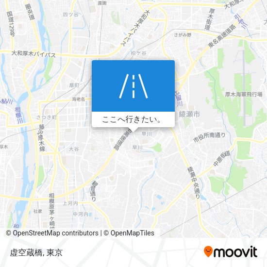 虚空蔵橋地図