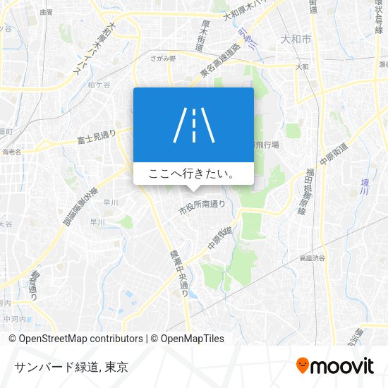 サンバード緑道地図