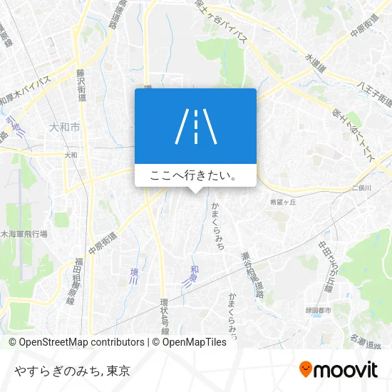 やすらぎのみち地図