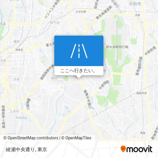 綾瀬中央通り地図
