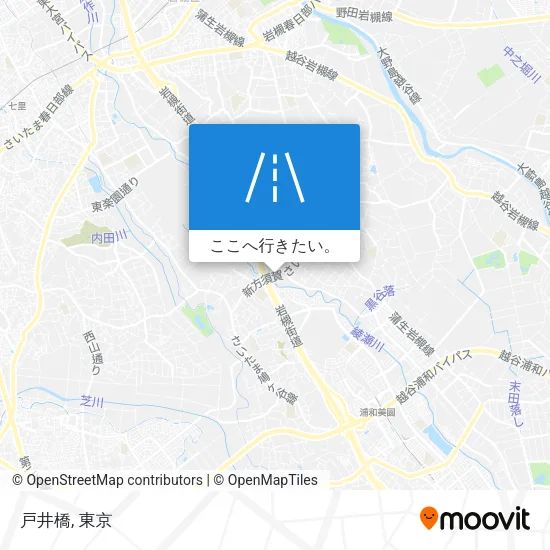 戸井橋地図