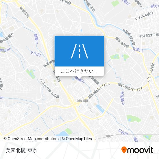 美園北橋地図