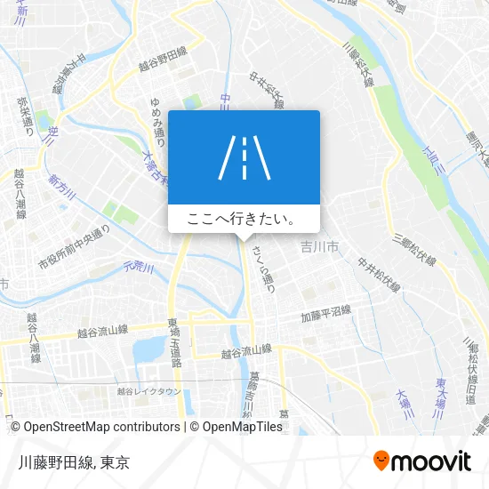 川藤野田線地図