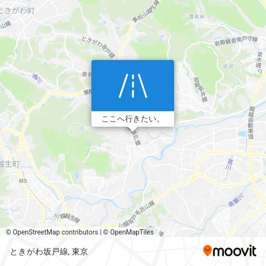 ときがわ坂戸線地図