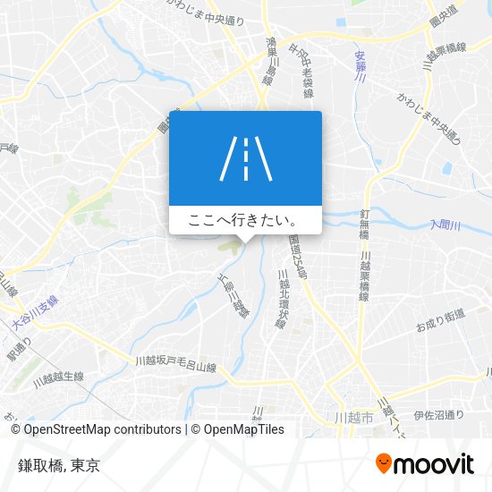 鎌取橋地図