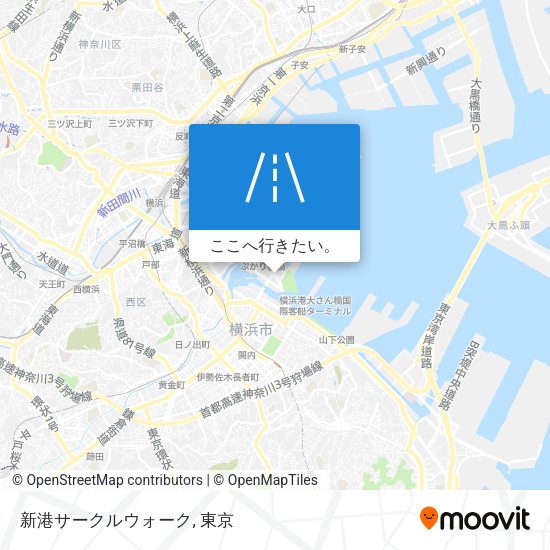 新港サークルウォーク地図