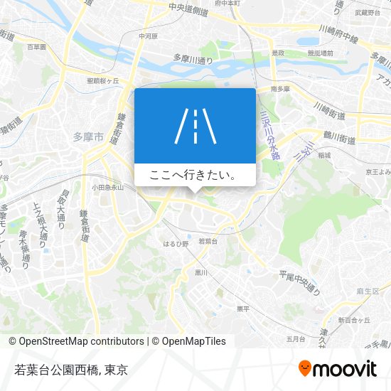 若葉台公園西橋地図