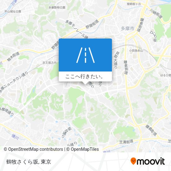 鶴牧さくら坂地図