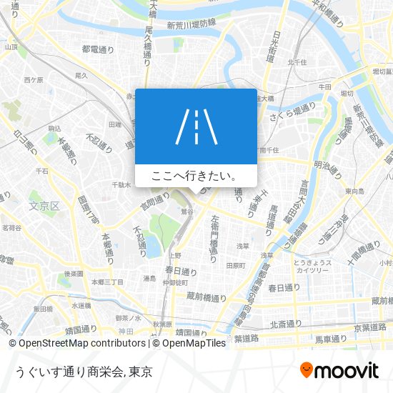 うぐいす通り商栄会地図