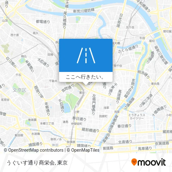 うぐいす通り商栄会地図