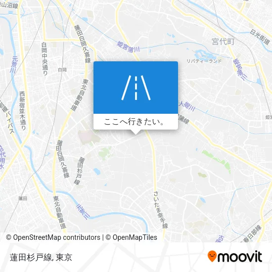 蓮田杉戸線地図