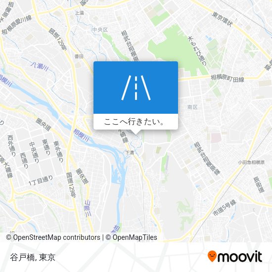 谷戸橋地図