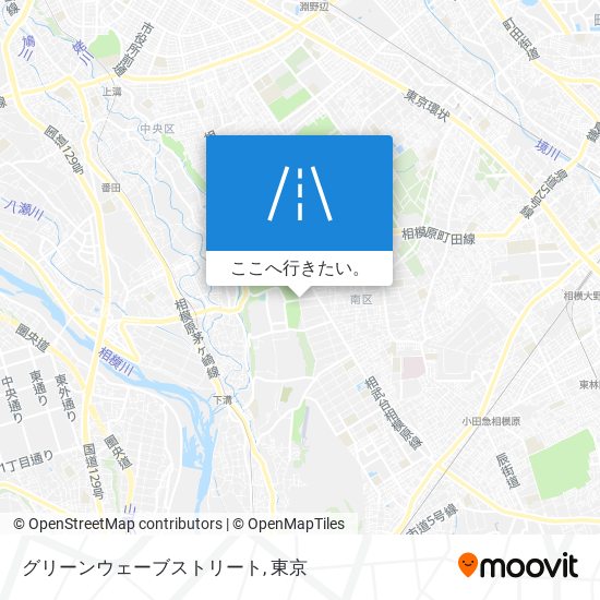 グリーンウェーブストリート地図