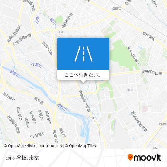 薊ヶ谷橋地図