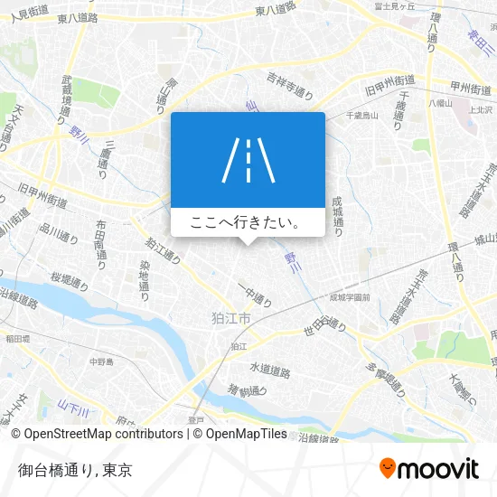 御台橋通り地図