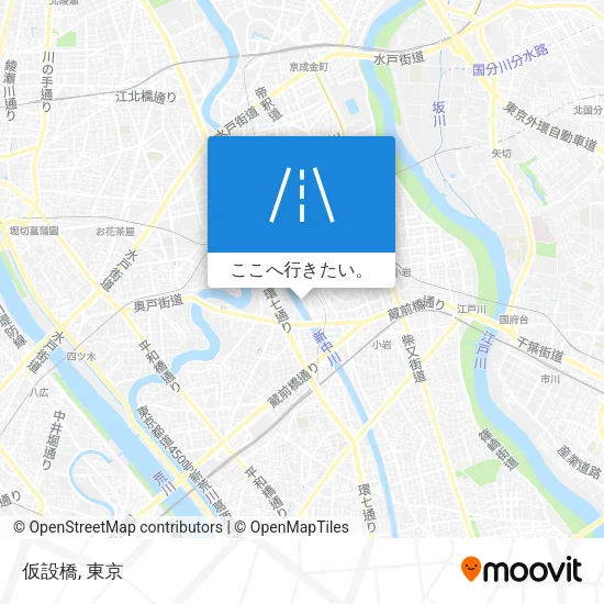 仮設橋地図
