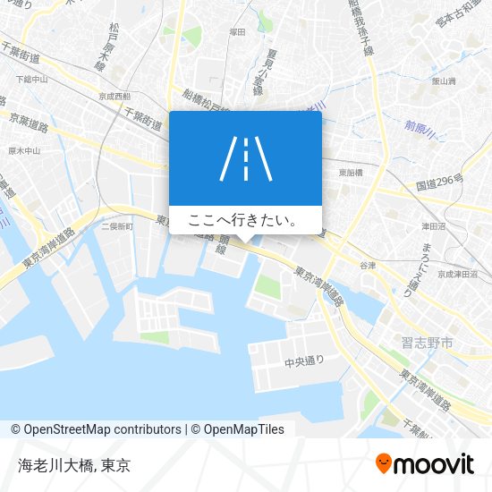 海老川大橋地図