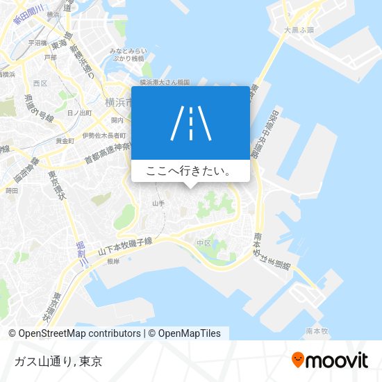 ガス山通り地図
