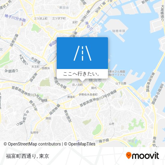 福富町西通り地図