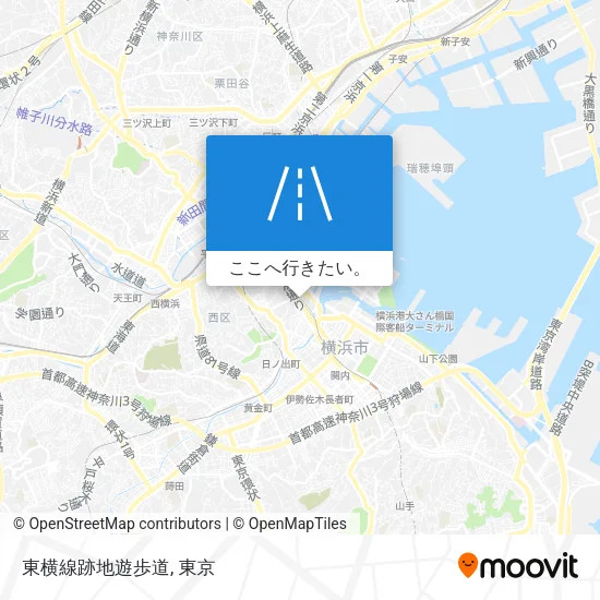 東横線跡地遊歩道地図