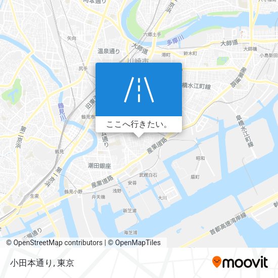 小田本通り地図