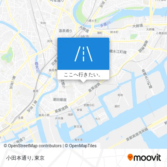 小田本通り地図