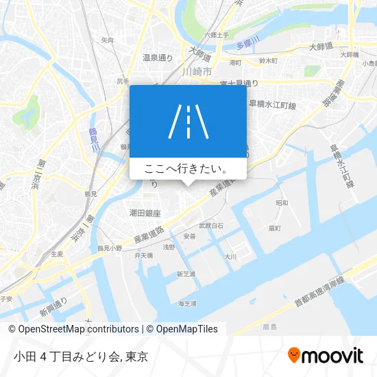 小田 4 丁目みどり会地図