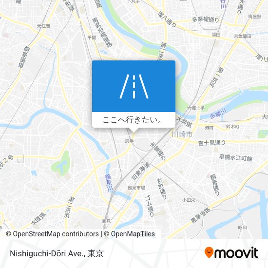 Nishiguchi-Dōri Ave.地図