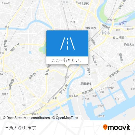 三角大通り地図