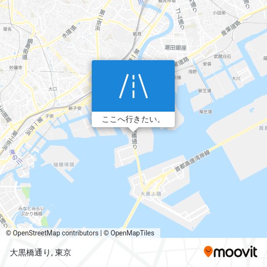 大黒橋通り地図
