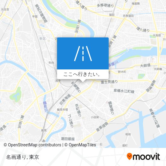 名画通り地図