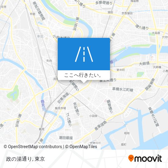 政の湯通り地図