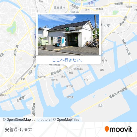 安善通り地図