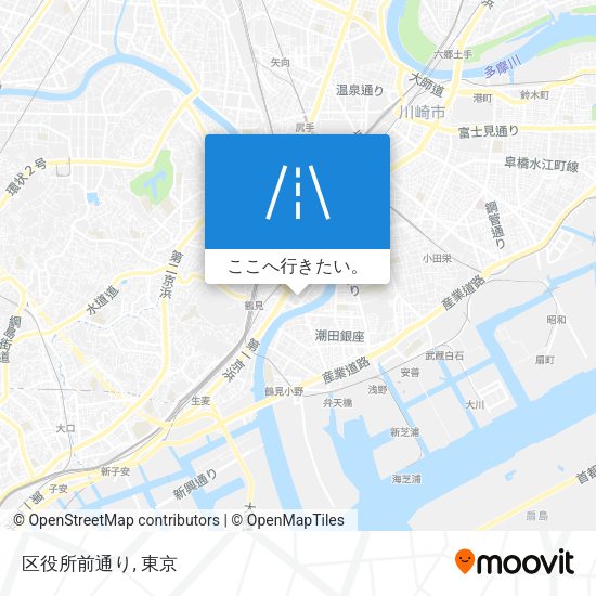 区役所前通り地図