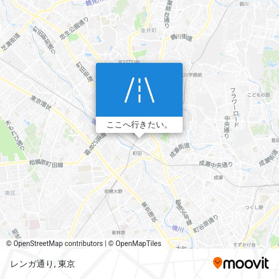 レンガ通り地図