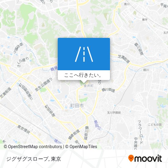ジグザグスロープ地図