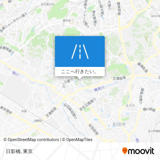 日影橋地図