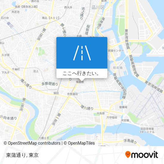 東蒲通り地図