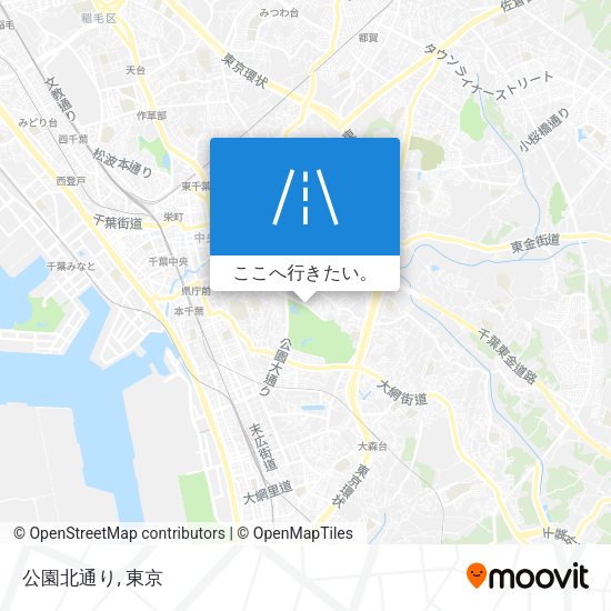 公園北通り地図