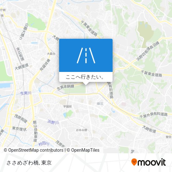 ささめざわ橋地図